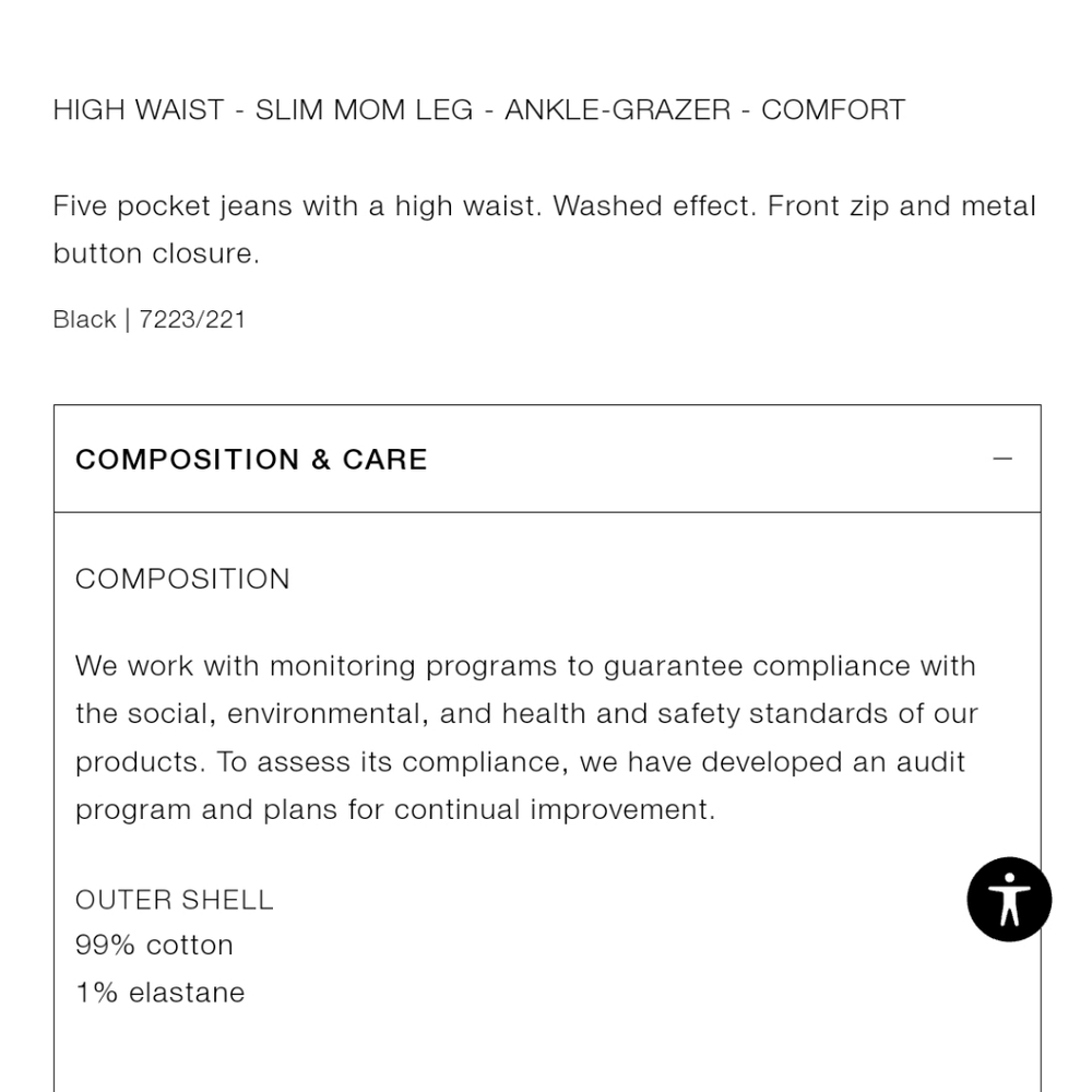 Zara Black Mom Fit Jeans with High Waist - Picture 10 of 10